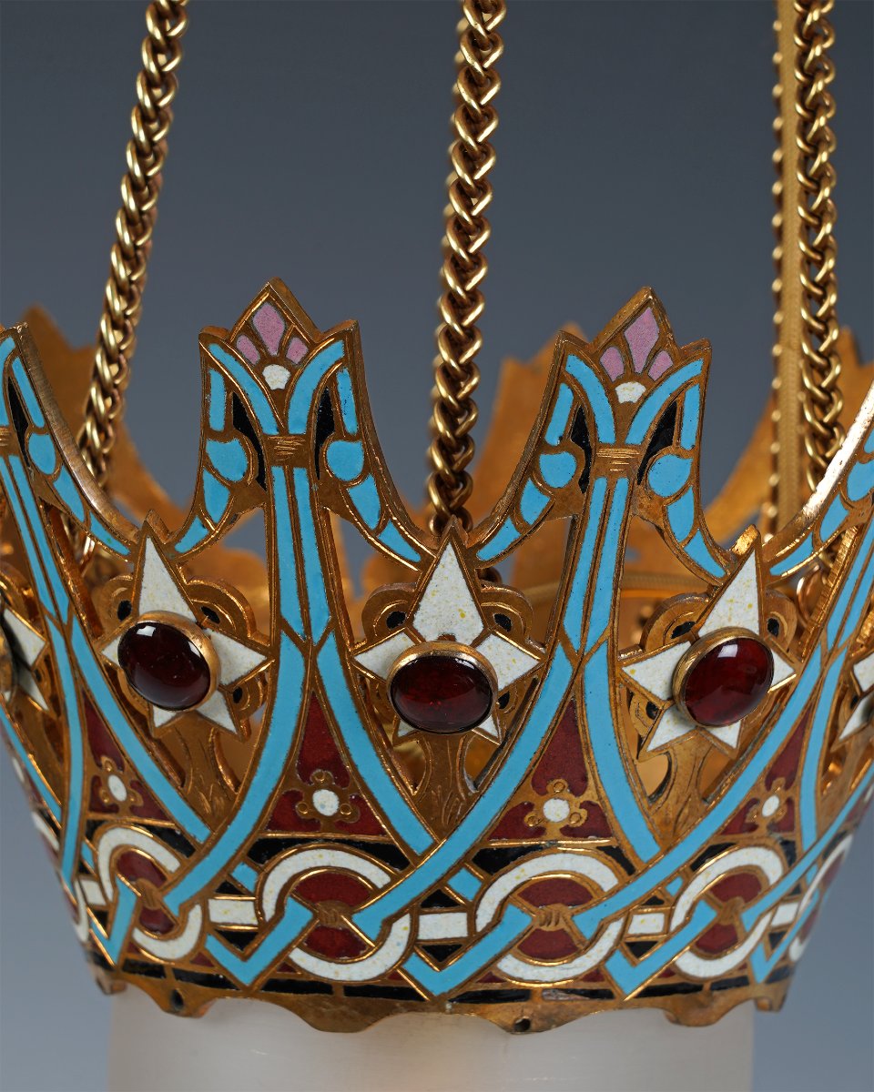 F. Barbedienne, Lustre Orientaliste, France, circa 1880-photo-1