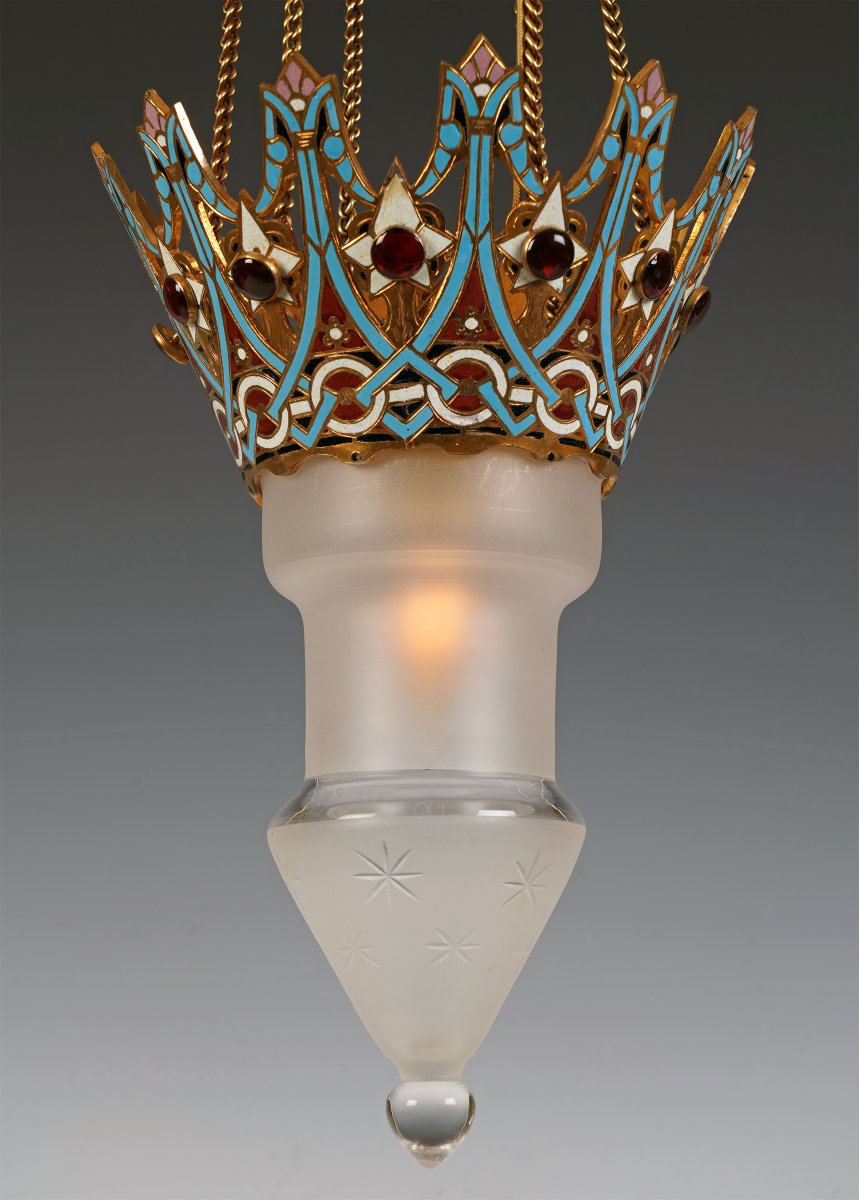 F. Barbedienne, Lustre Orientaliste, France, circa 1880-photo-3
