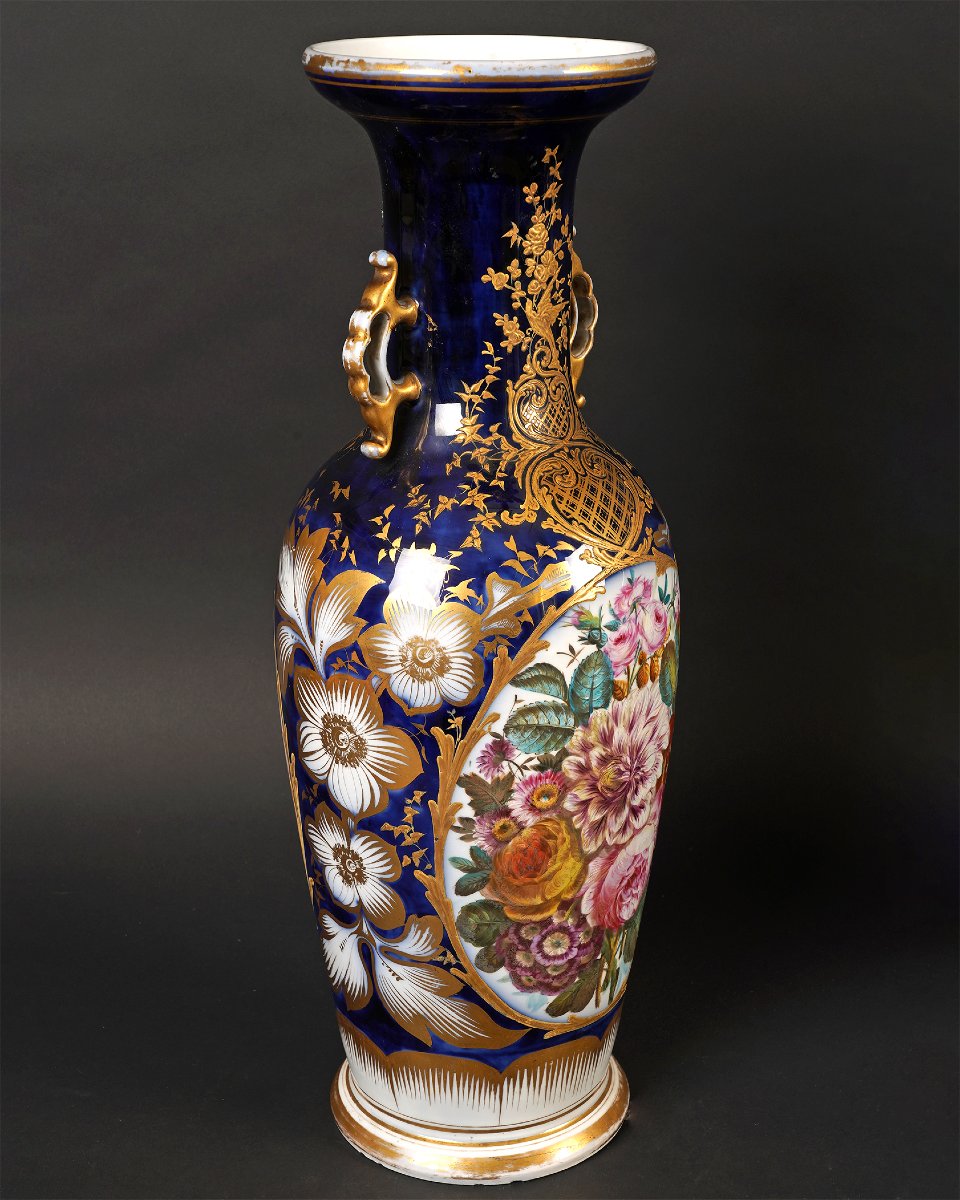 Manufacture de Valentine, Elégante paire de Vases, France, circa 1860-photo-6