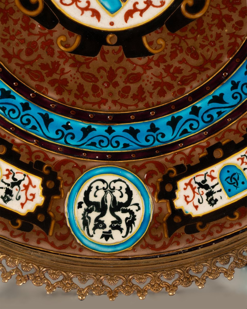 J. Vieillard & Cie And A. De Caranza, Presentation Bowl, France, Circa 1880-photo-2