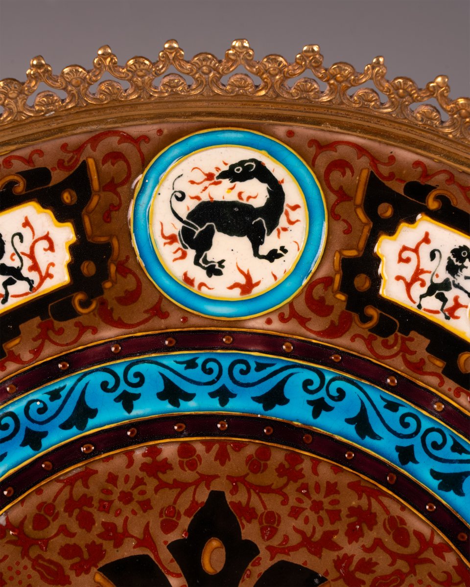 J. Vieillard & Cie And A. De Caranza, Presentation Bowl, France, Circa 1880-photo-3