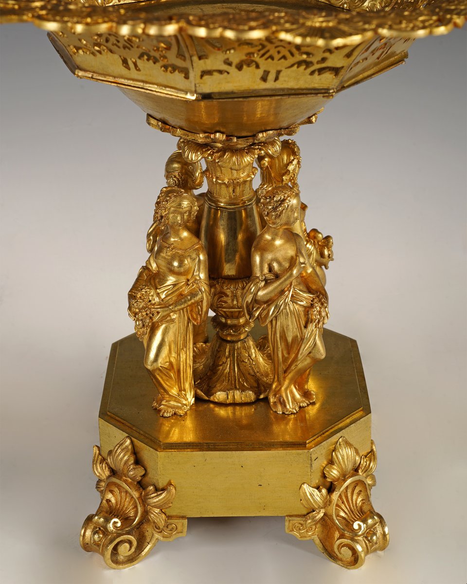 Neo-renaissance Centerpiece, France, Circa 1840-photo-2