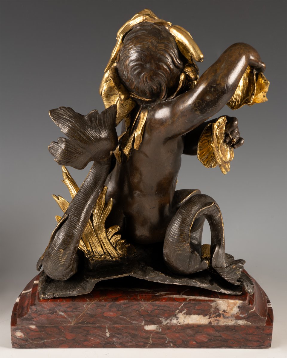 V. Paillard, Paire de Tritons, France, circa 1870-photo-1