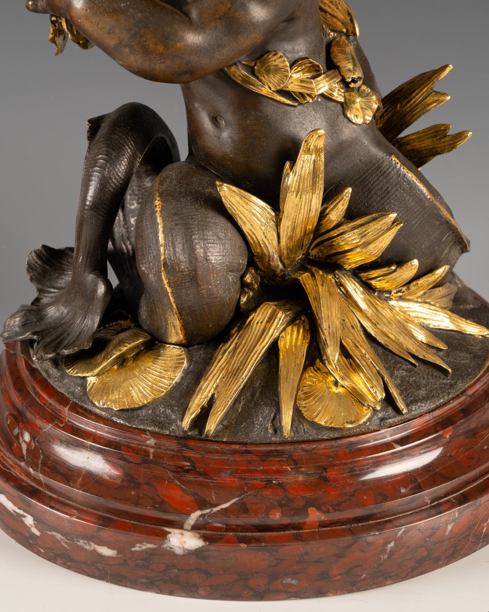 V. Paillard, Paire de Tritons, France, circa 1870-photo-3