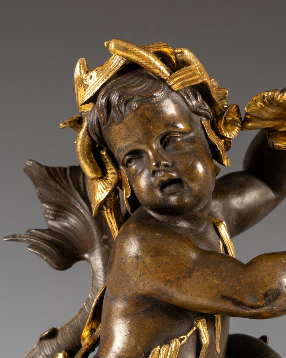 V. Paillard, Paire de Tritons, France, circa 1870-photo-7