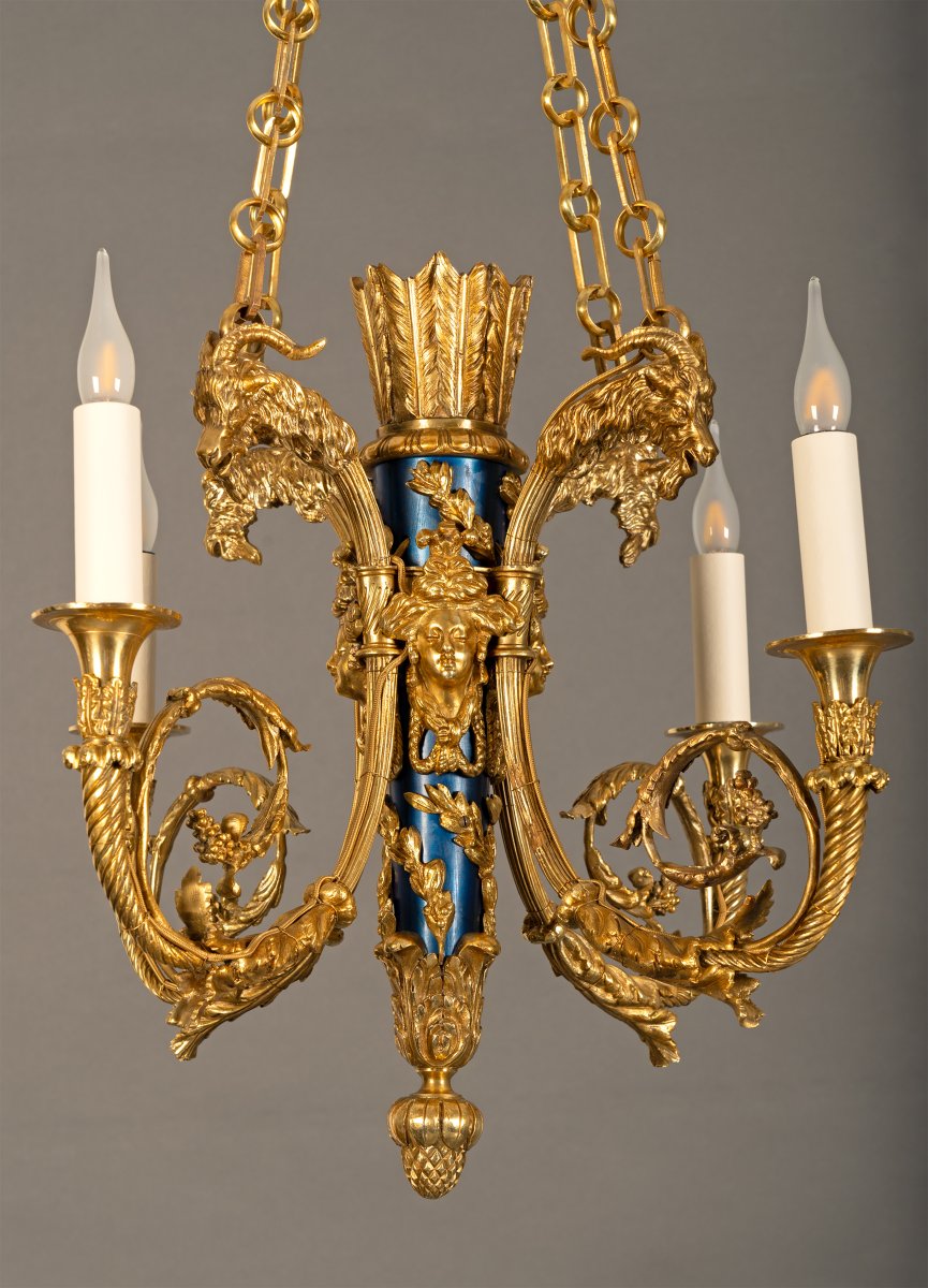 H. Vian, Lustre "au Carquois", France, circa 1880-photo-2