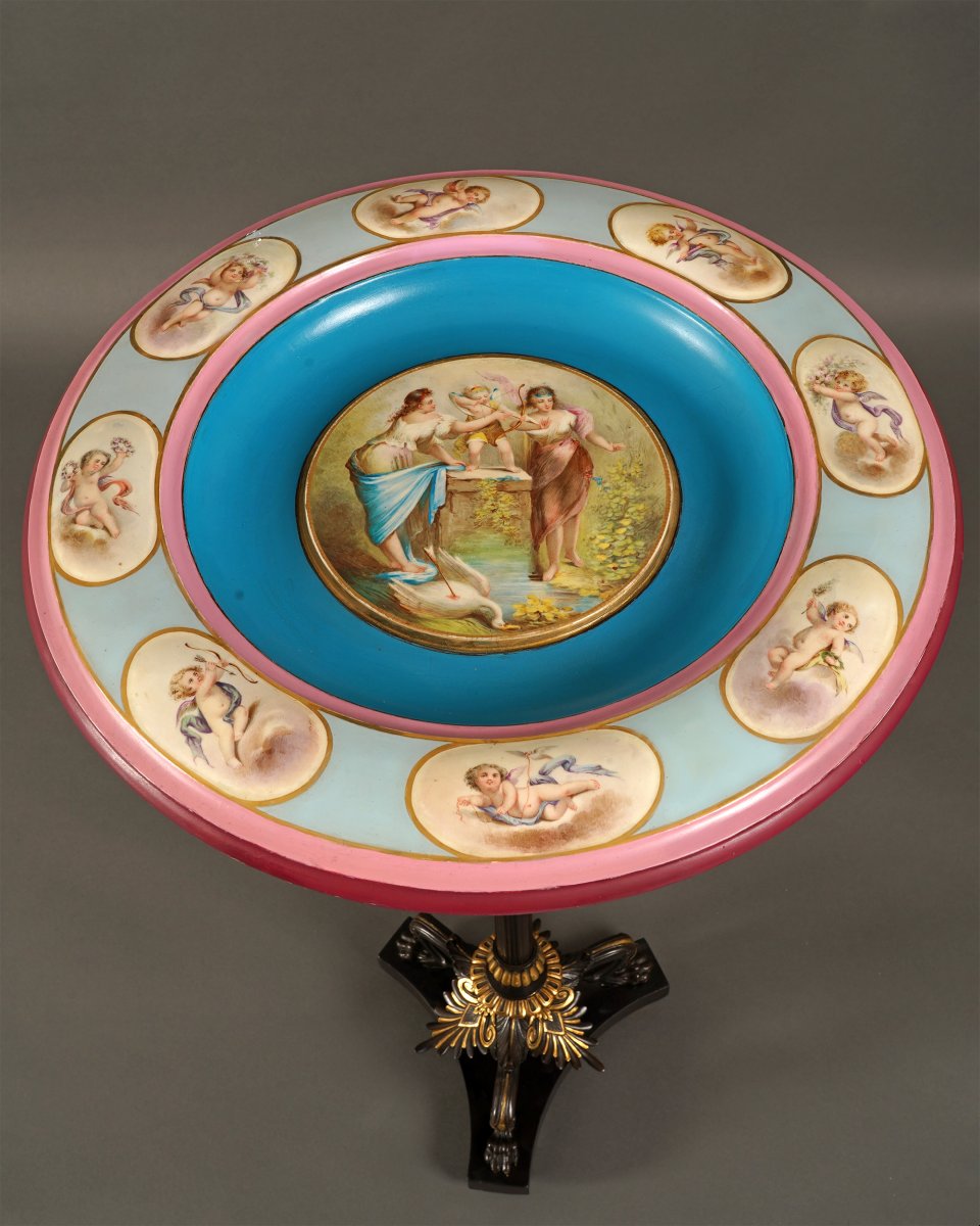 Guéridon "Amour et Sacrifice", France, circa 1880-photo-2