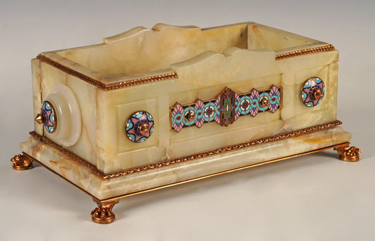 E. Cornu And G. Viot Et Cie, Orientalist Planter, France, Circa 1870-photo-3