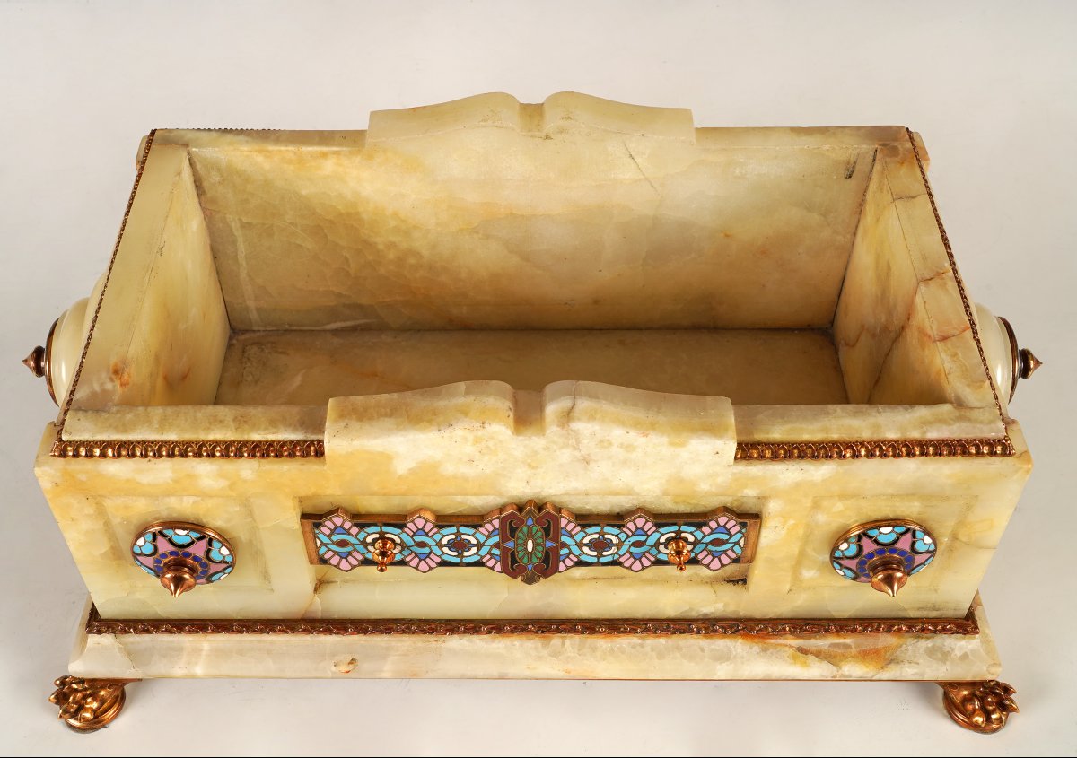 E. Cornu And G. Viot Et Cie, Orientalist Planter, France, Circa 1870-photo-1