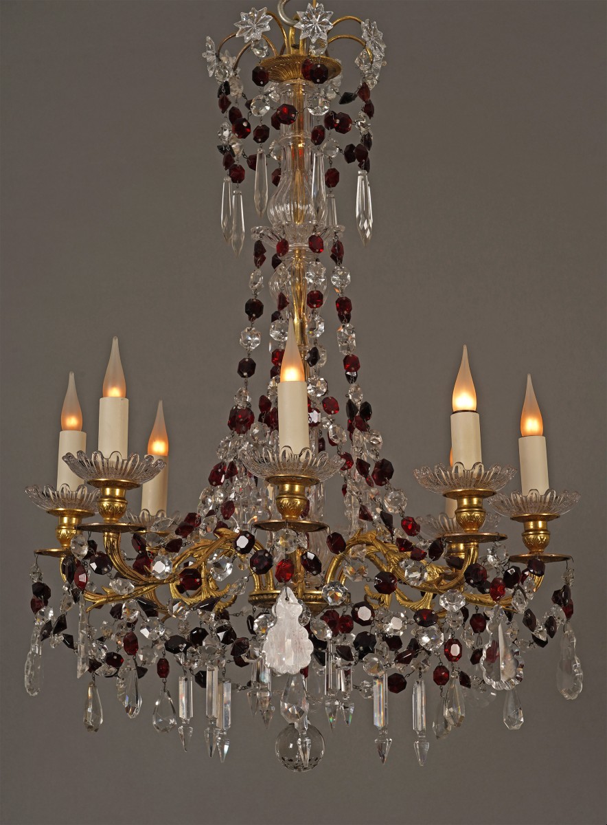 Baccarat, Crystal Chandelier, France Circa 1890