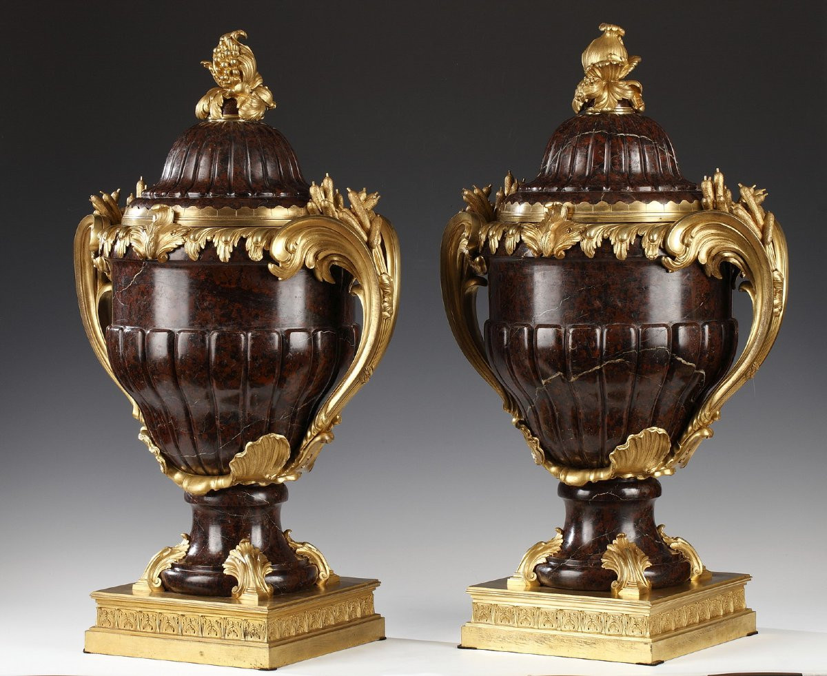 Maison Lexcellent, Paire de Vases Couverts, France, circa 1890-photo-5