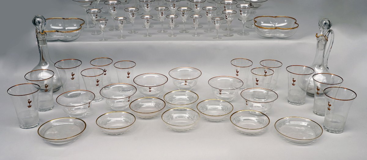 Bohemian Manufactory, Important Table Service, Czechoslovakia, 20th Century-photo-3