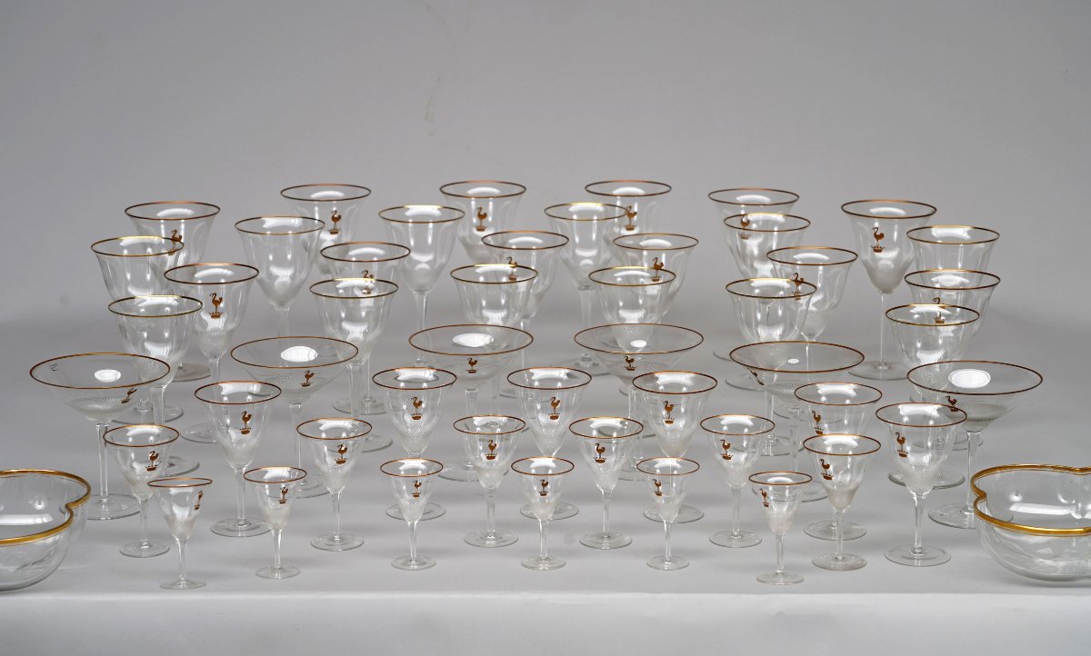 Bohemian Manufactory, Important Table Service, Czechoslovakia, 20th Century-photo-4