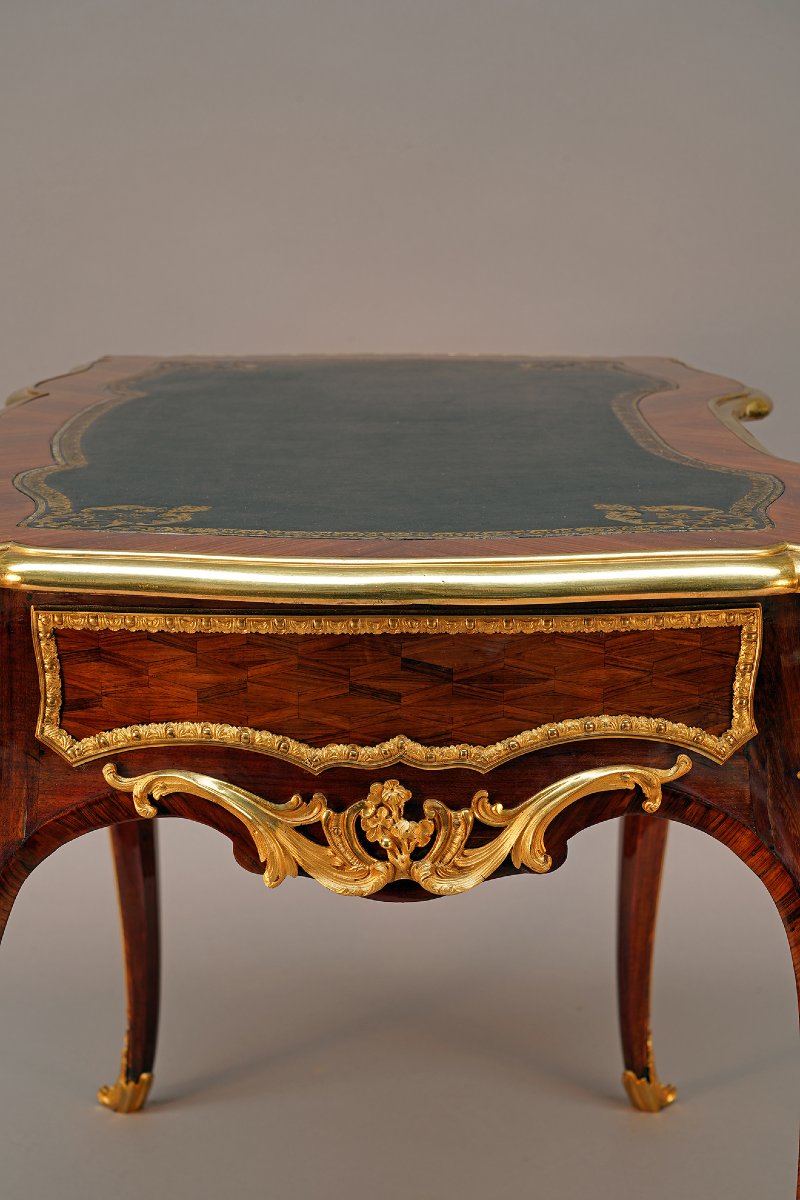 H.-L. Wassmus, Bureau plat, France, Circa 1860-photo-4
