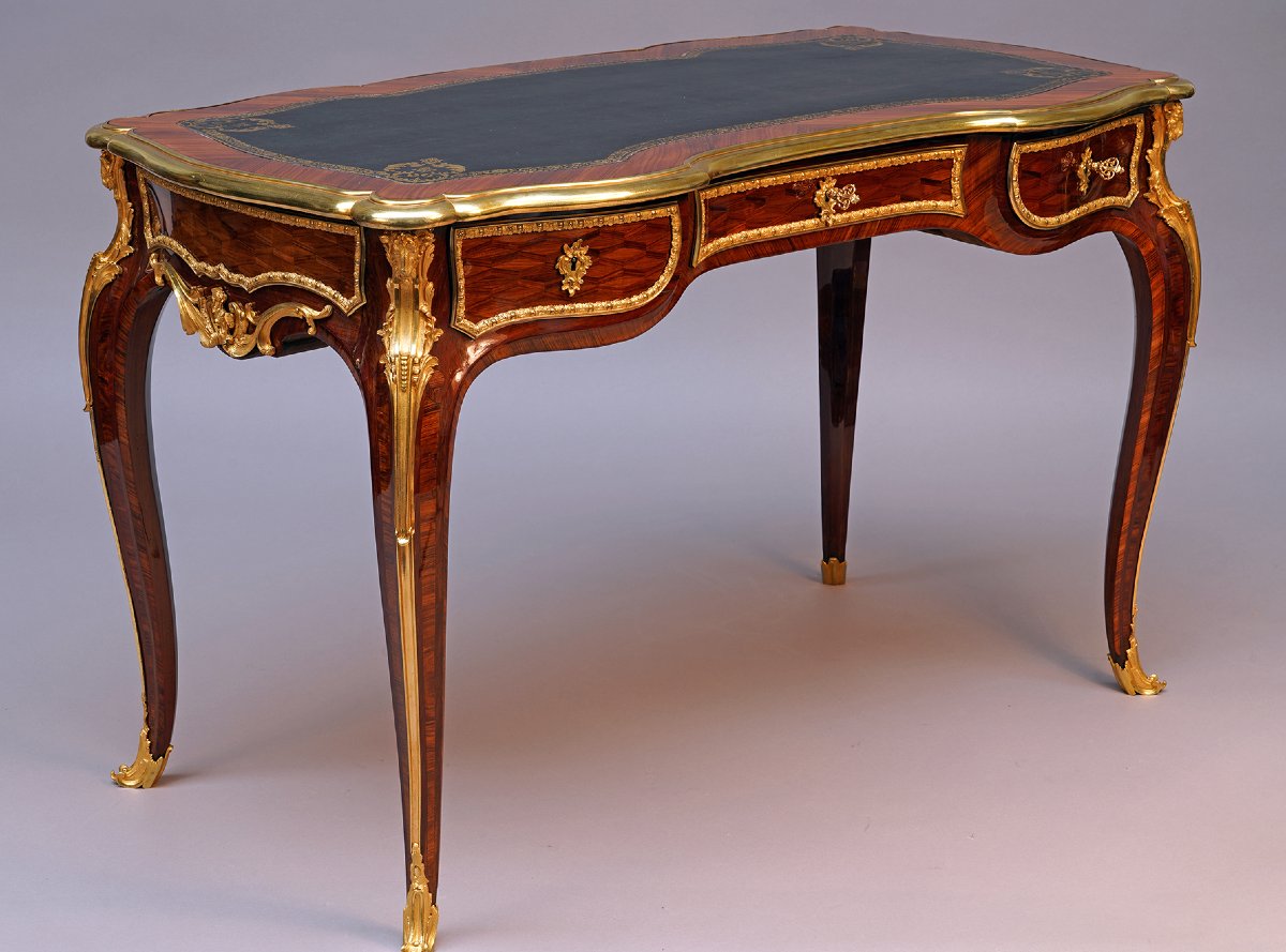 H.-L. Wassmus, Bureau plat, France, Circa 1860-photo-5