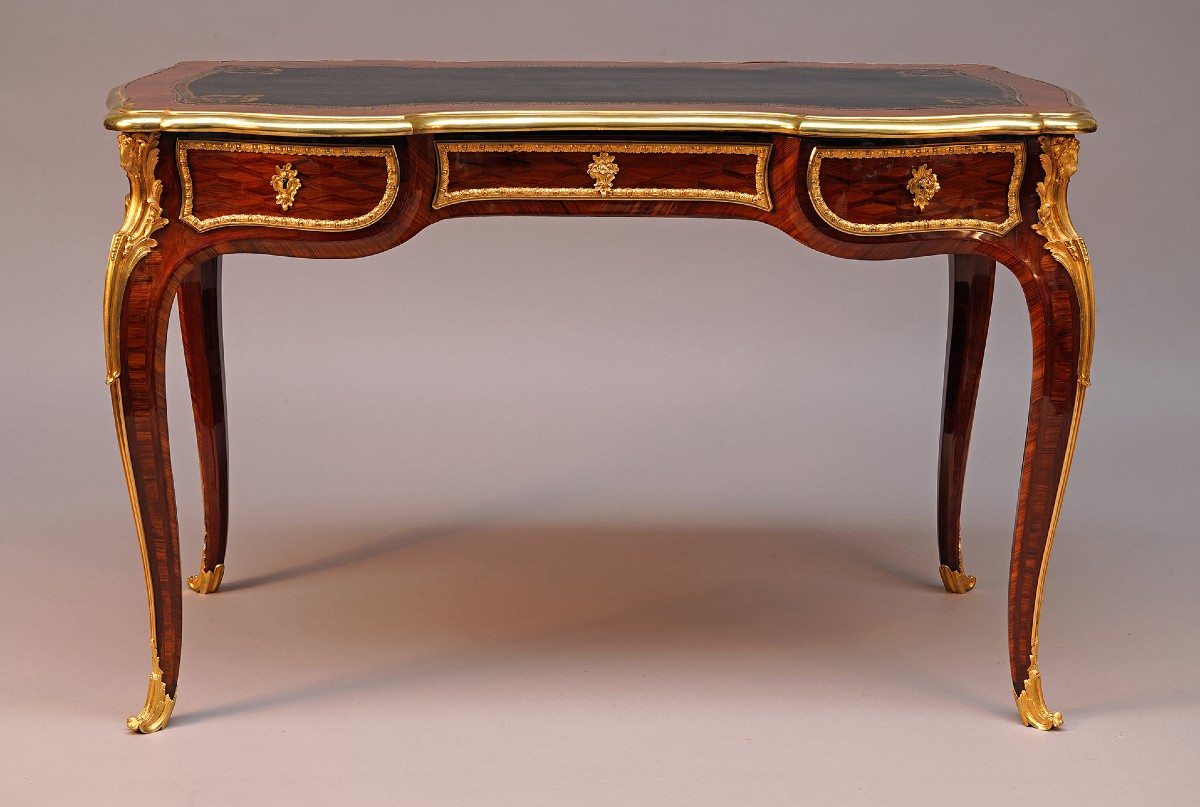 H.-L. Wassmus, Bureau plat, France, Circa 1860