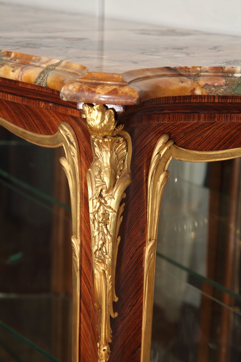 J.-e. Zwiener & L. Messagé, Pair Of Vitrines, France, Circa 1885-photo-7