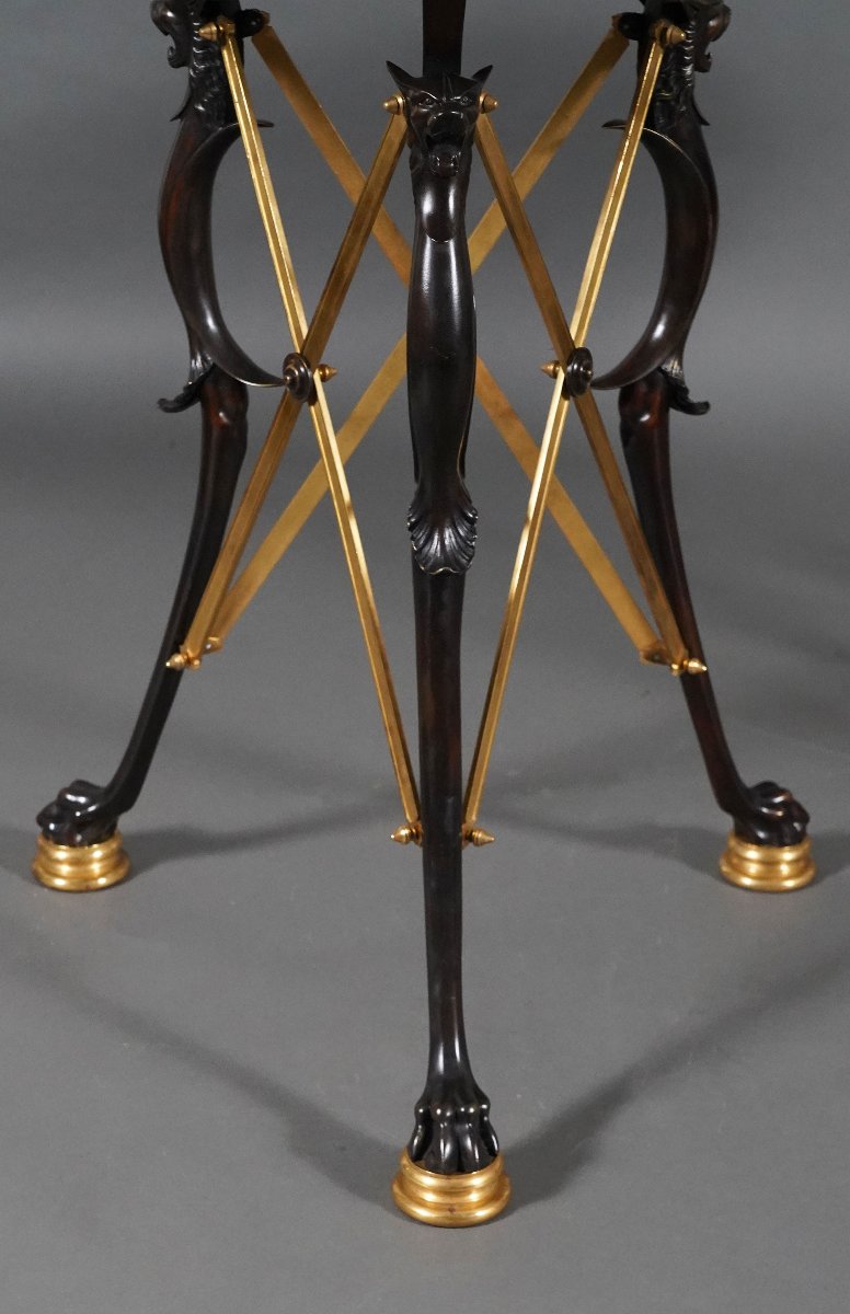 Paire de guéridons Néo-Pompéiens par H. Picard, France, circa 1860-photo-7