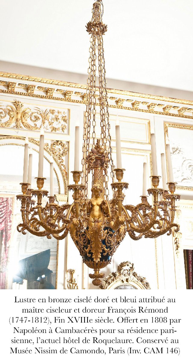A.-e. Beurdeley, Chandelier With Terms, France, Circa 1880-photo-1