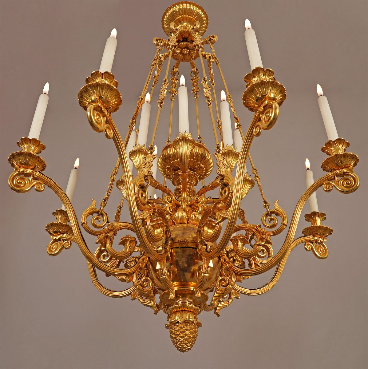 G.-j. Galle, Restauration Period Chandelier, France, Circa 1830-photo-3