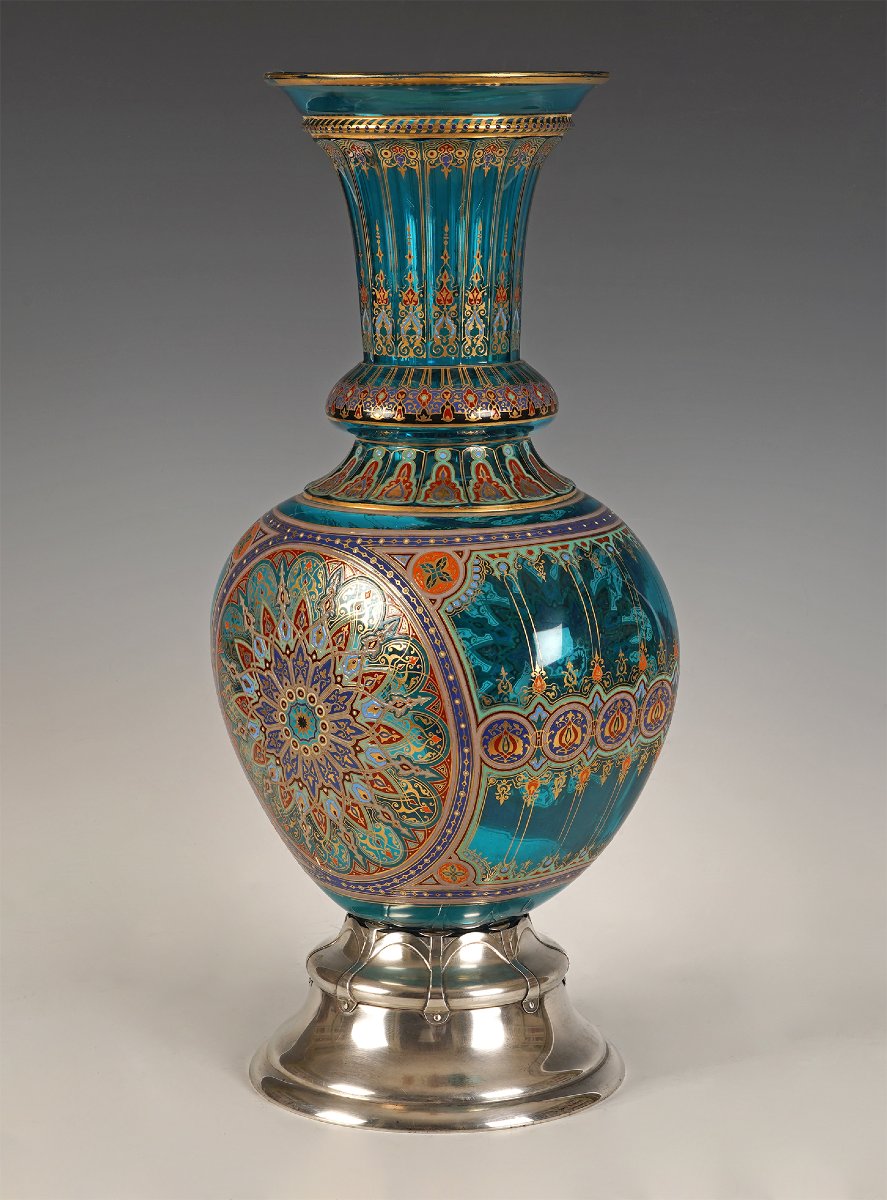 J. & L. Lobmeyr, Vase Orientalisant, Autriche, circa 1880-photo-2