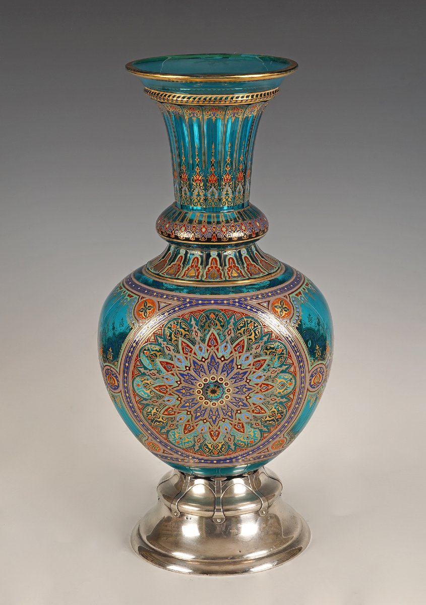 J. & L. Lobmeyr, Vase Orientalisant, Autriche, circa 1880-photo-3