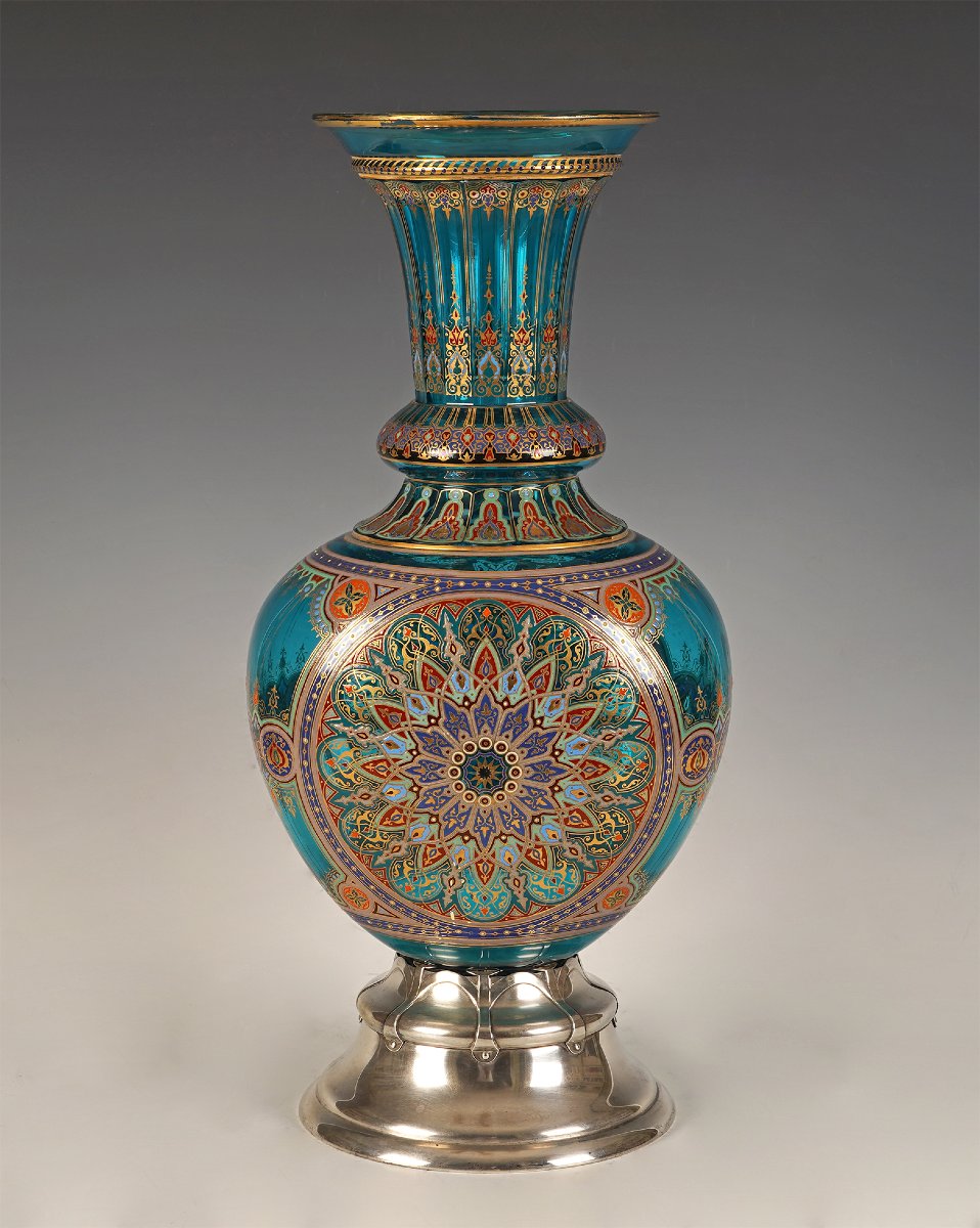 J. & L. Lobmeyr, Vase Orientalisant, Autriche, circa 1880-photo-4