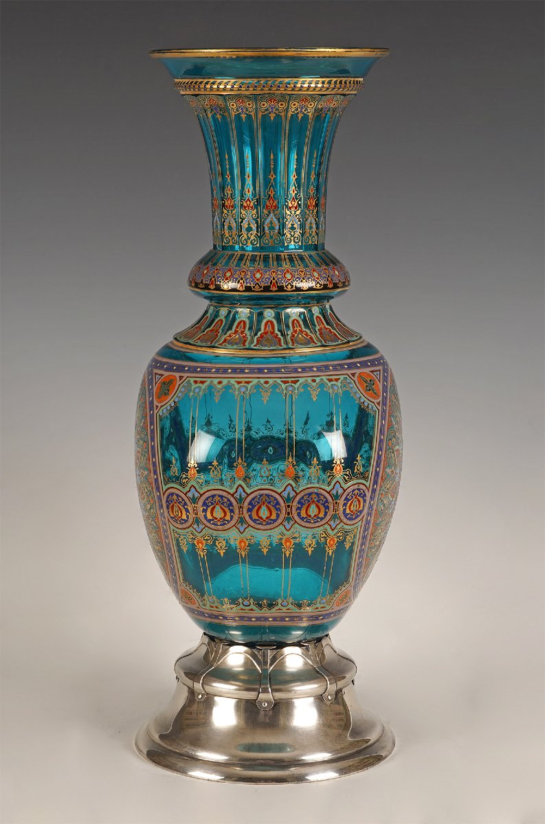 J. & L. Lobmeyr, Vase Orientalisant, Autriche, circa 1880-photo-6