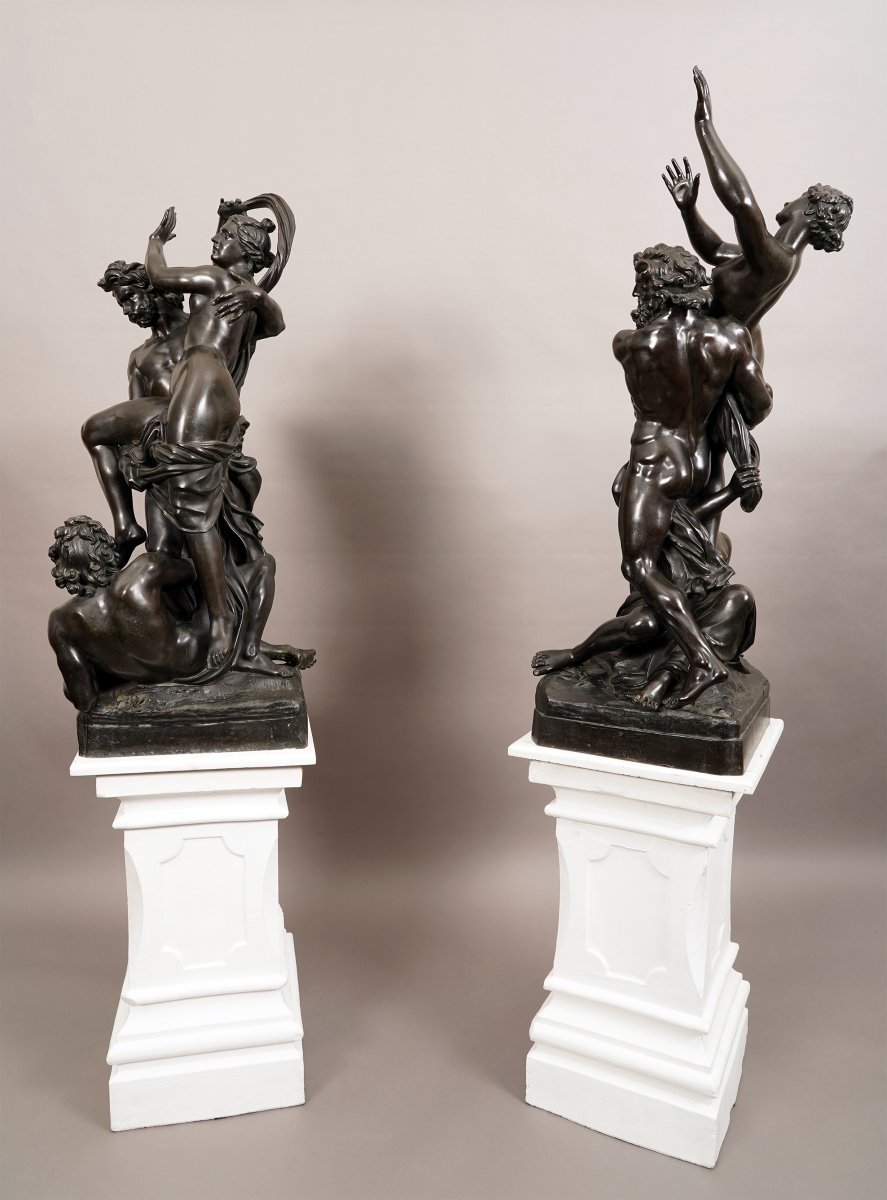 « Boreas Abducting Orithya » & « The Rape Of Proserpina », France, Circa 1870-photo-3