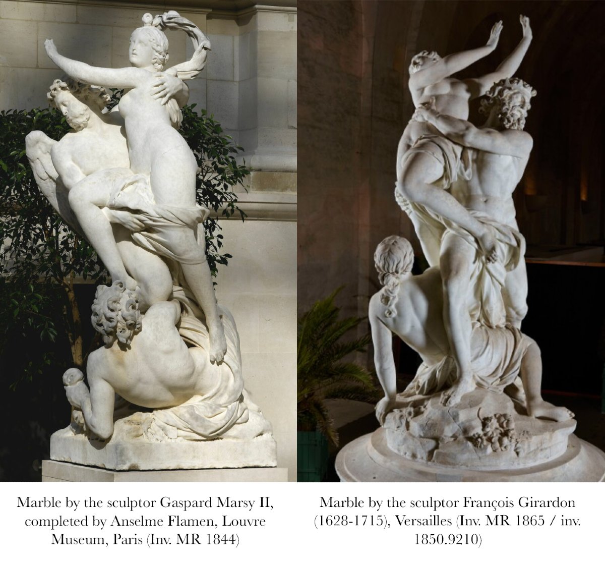 « Boreas Abducting Orithya » & « The Rape Of Proserpina », France, Circa 1870-photo-8