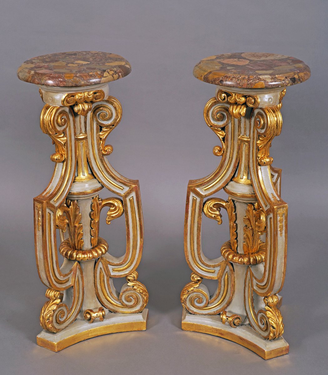 Paire de Sellettes, France, circa 1880-photo-4