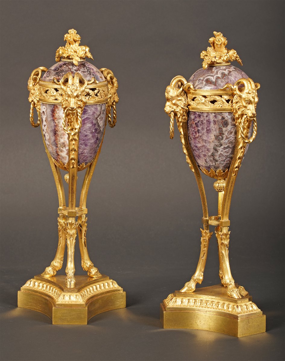 Maison Millet, Pair Of Perfume-burners, France, Circa 1870-photo-2