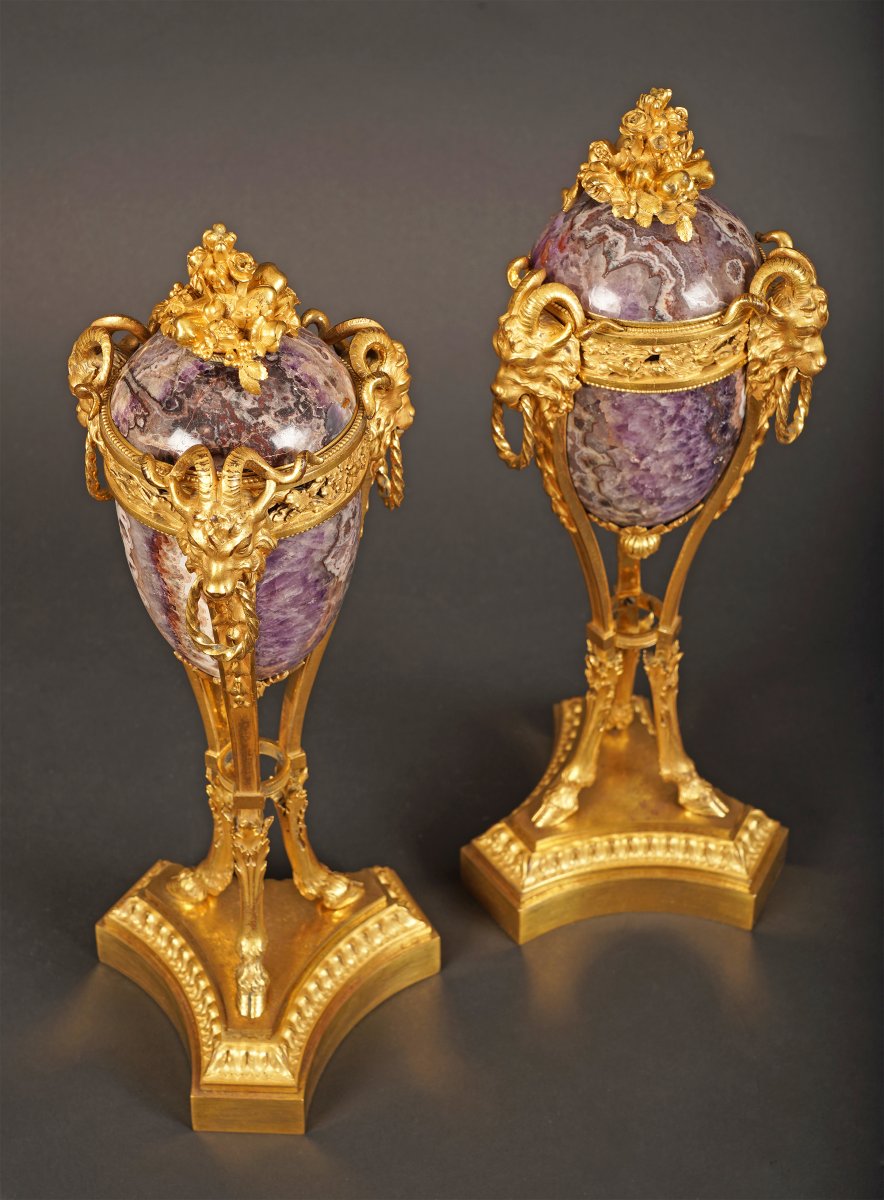 Maison Millet, Pair Of Perfume-burners, France, Circa 1870-photo-8