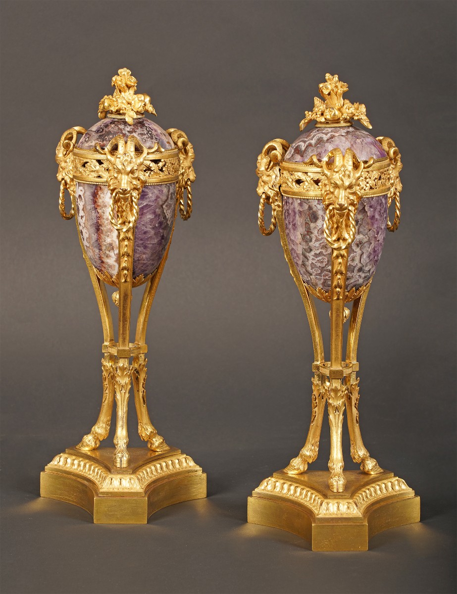 Maison Millet, Pair Of Perfume-burners, France, Circa 1870