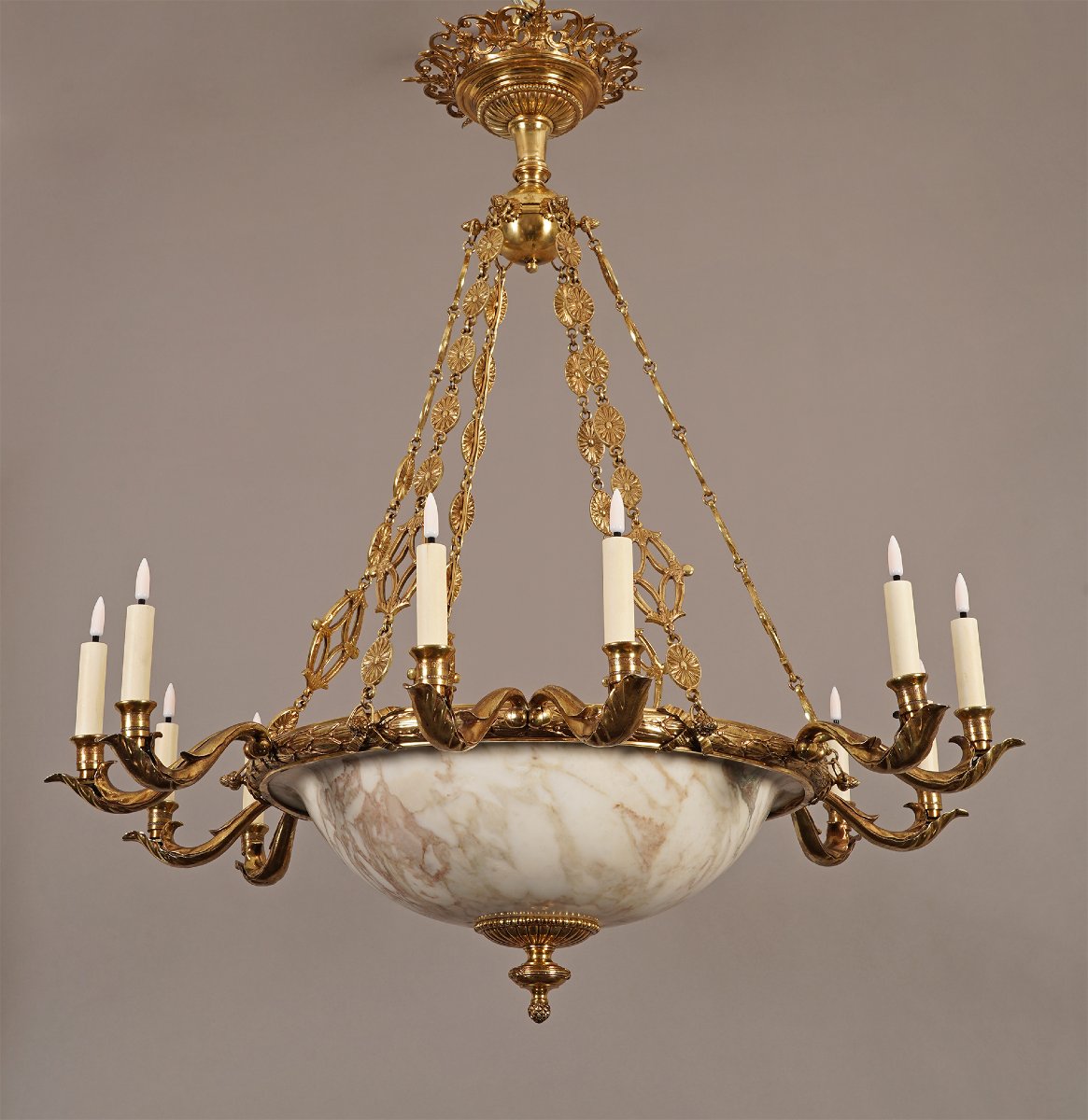 H. Vian, Elégante Suspension, France, circa 1880-photo-3