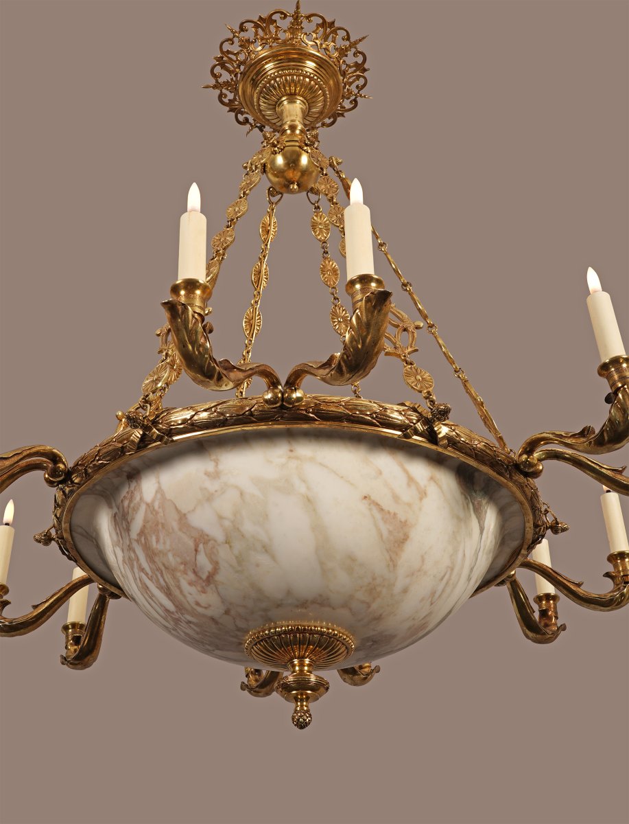 H. Vian, Elégante Suspension, France, circa 1880-photo-2