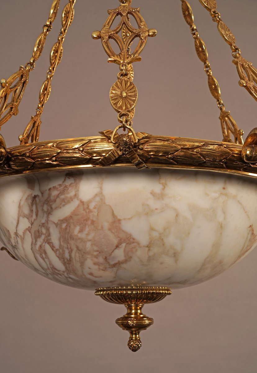 H. Vian, Elégante Suspension, France, circa 1880-photo-3