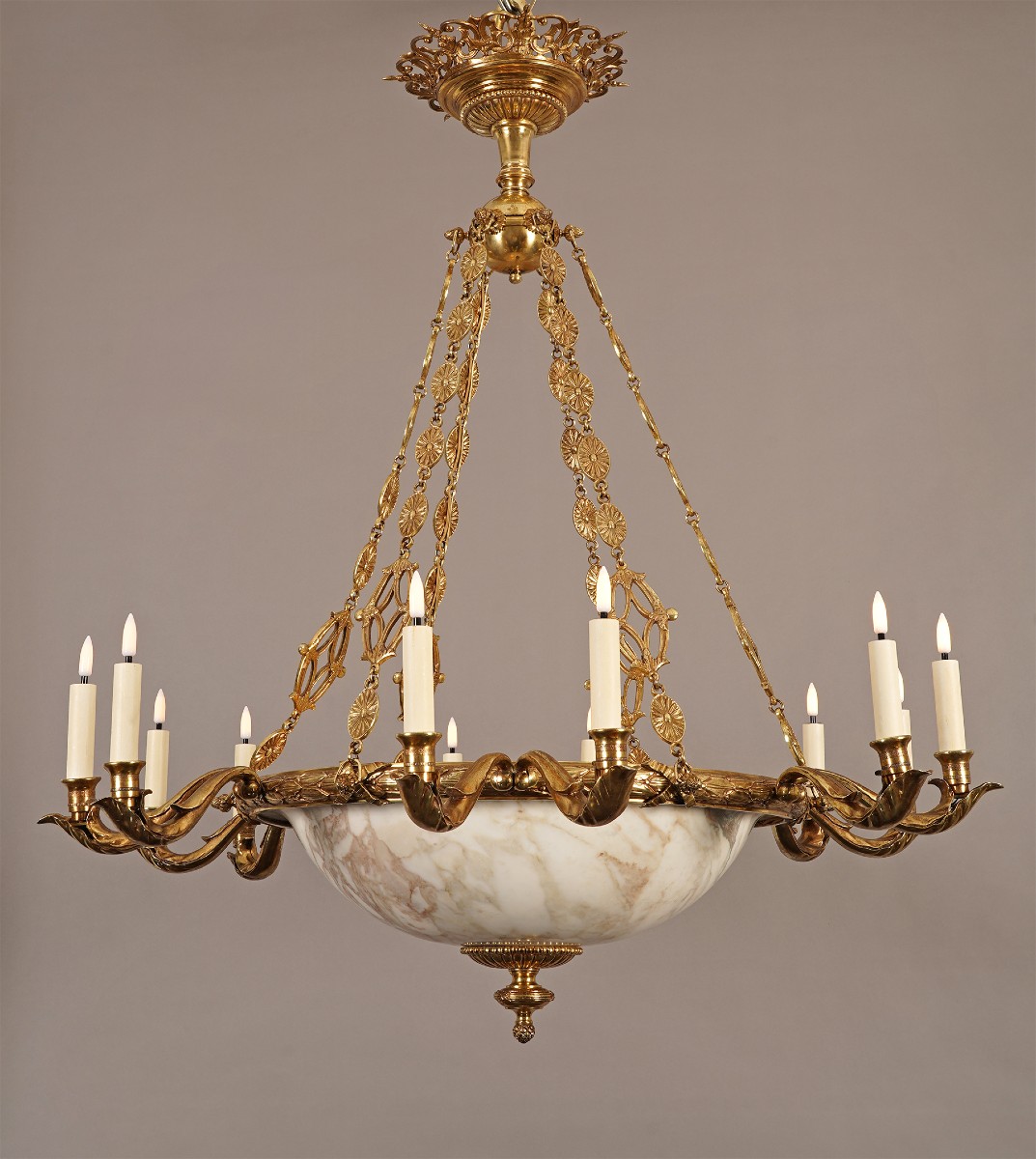 H. Vian, Elégante Suspension, France, circa 1880