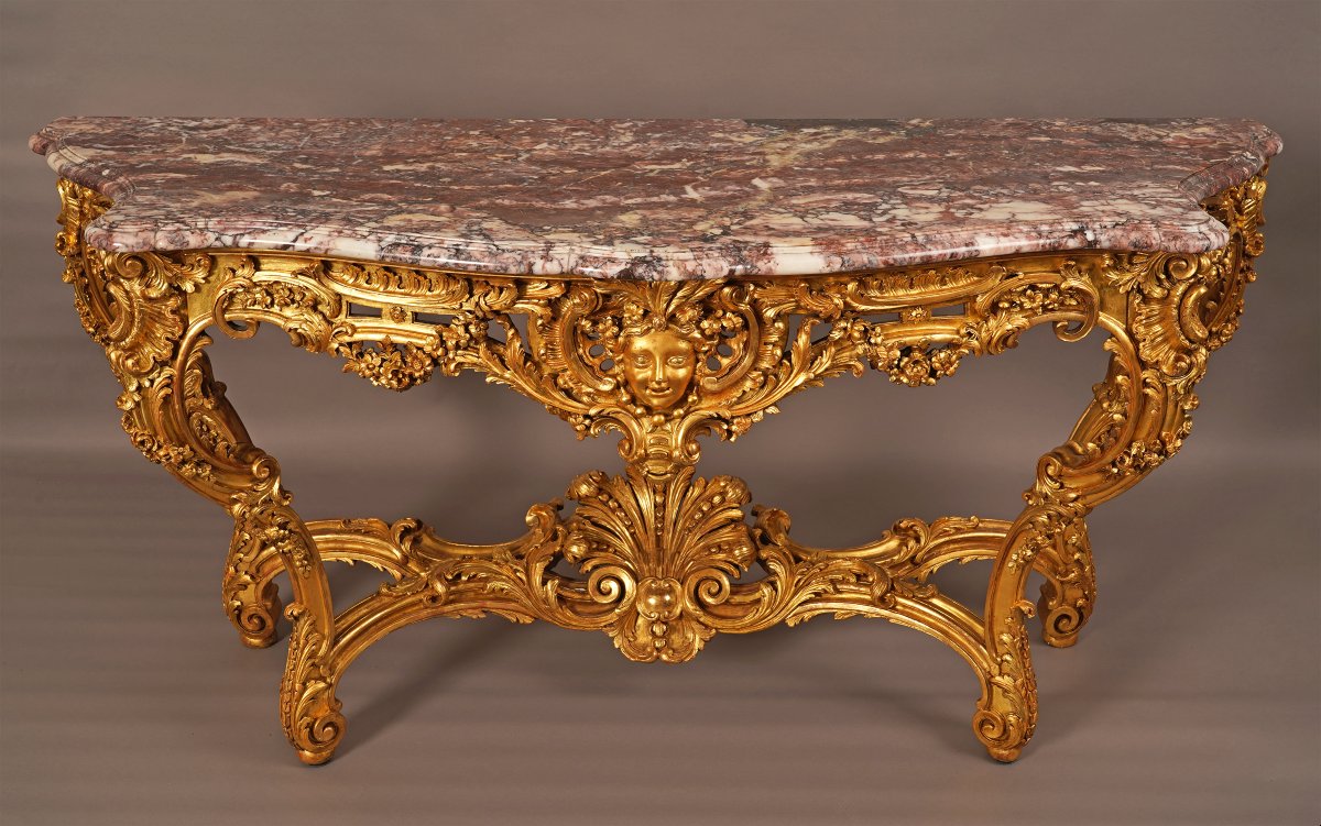 F. Linke, State Console Table, France, Circa 1890-photo-2
