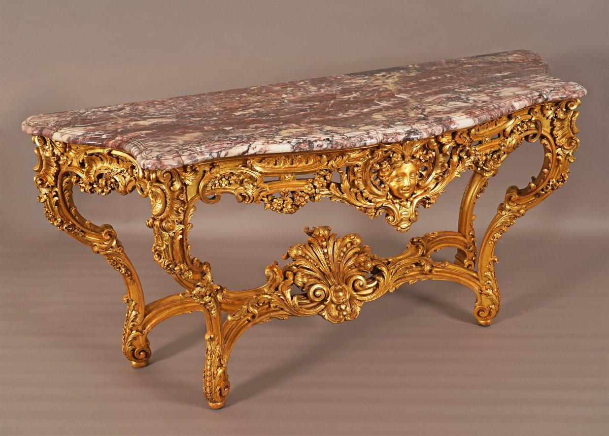 F. Linke, State Console Table, France, Circa 1890-photo-4