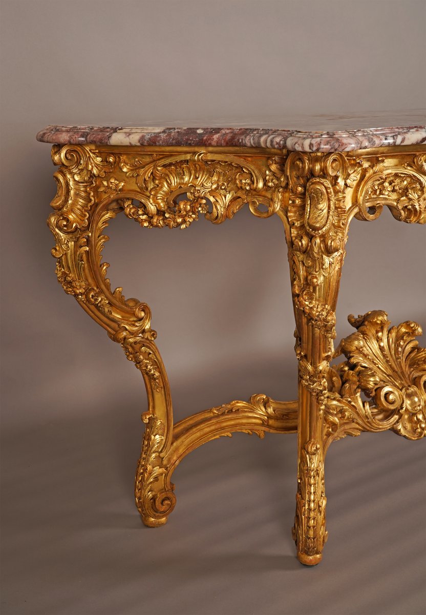 F. Linke, State Console Table, France, Circa 1890-photo-6