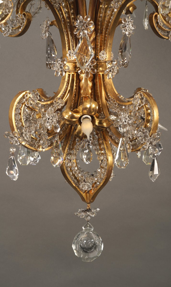 Maison Baguès, Lustre « Fleur de Lys », France, Circa 1900-photo-3