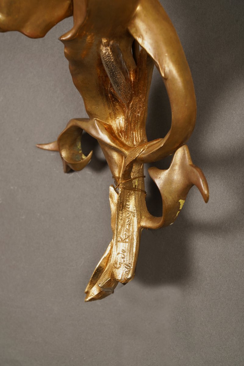 G. de Kerveguen, "Triton et Sirène", France, Circa 1890-photo-5