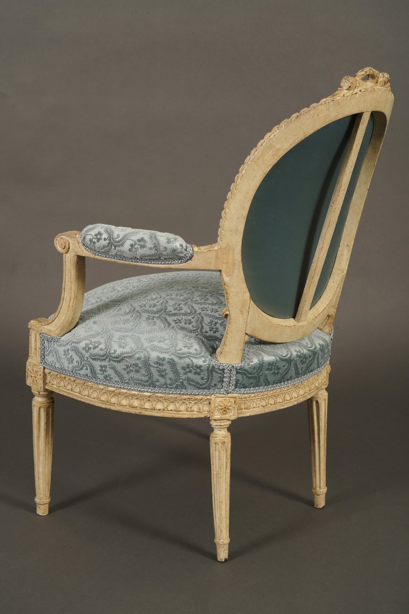 J.-B. III Lelarge, Ensemble de six fauteuils en cabriolet, France, Circa 1780-photo-3
