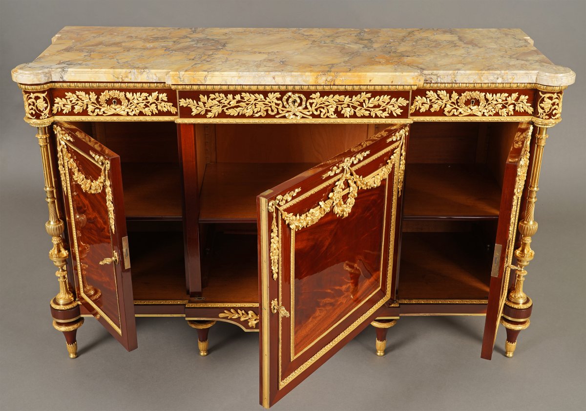 H. Dasson, Louis XVI-style Commode, France, 1880-photo-4