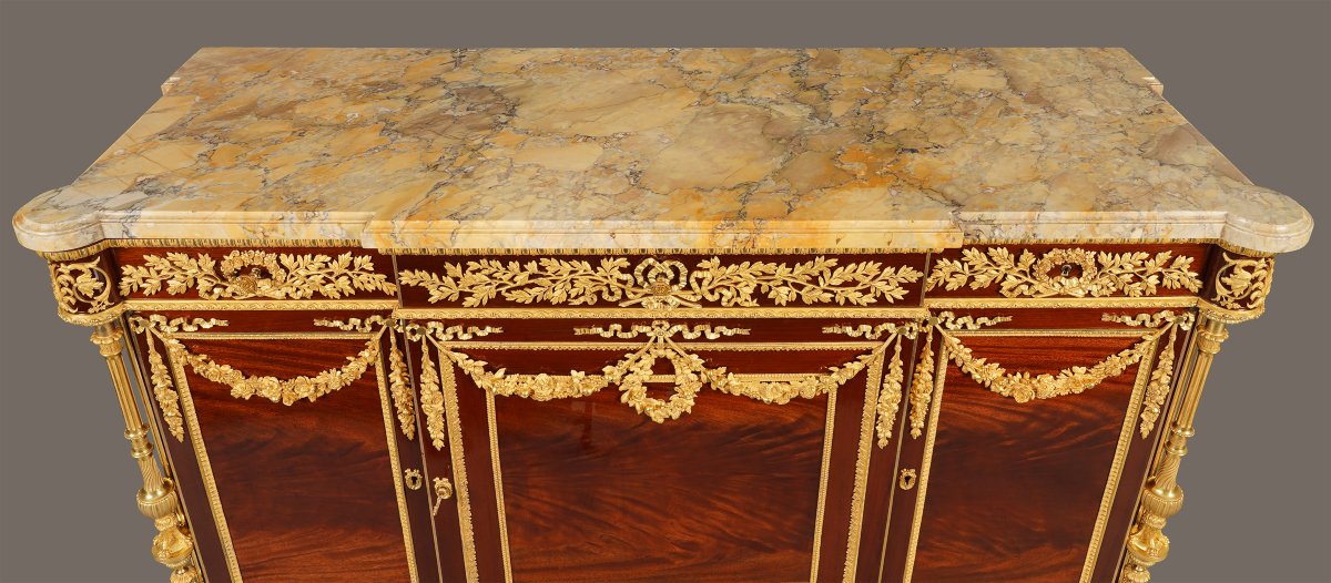 H. Dasson, Louis XVI-style Commode, France, 1880-photo-4