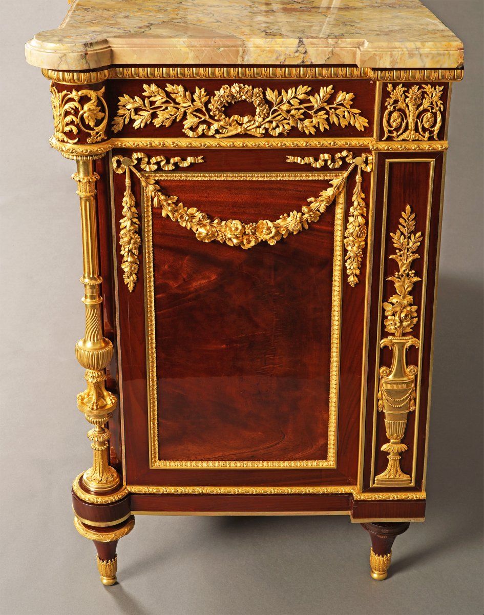 H. Dasson, Louis XVI-style Commode, France, 1880-photo-6