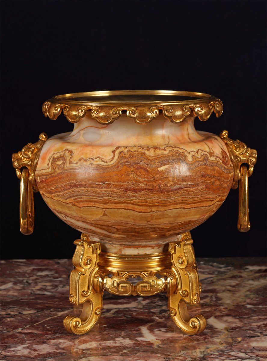 H. Journet & Cie, Coupe Japonisante, France, circa 1880