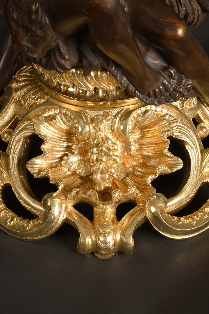 Centre de table "Hercule ivre" attr. à G. Denière (1815 - 1903), France, Circa 1870-photo-6