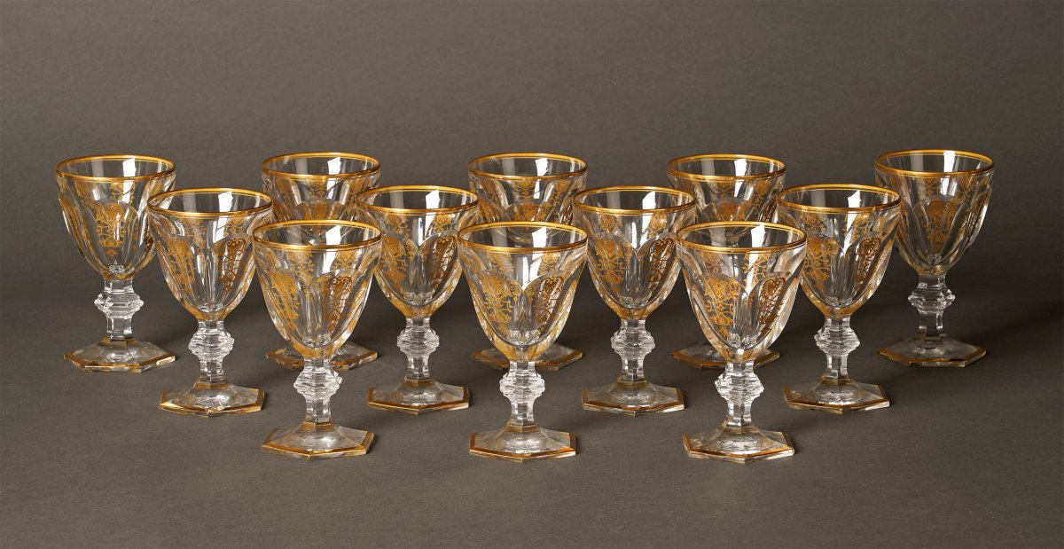 Baccarat, Partie de service «Harcourt Empire», France, Circa 1970-photo-4